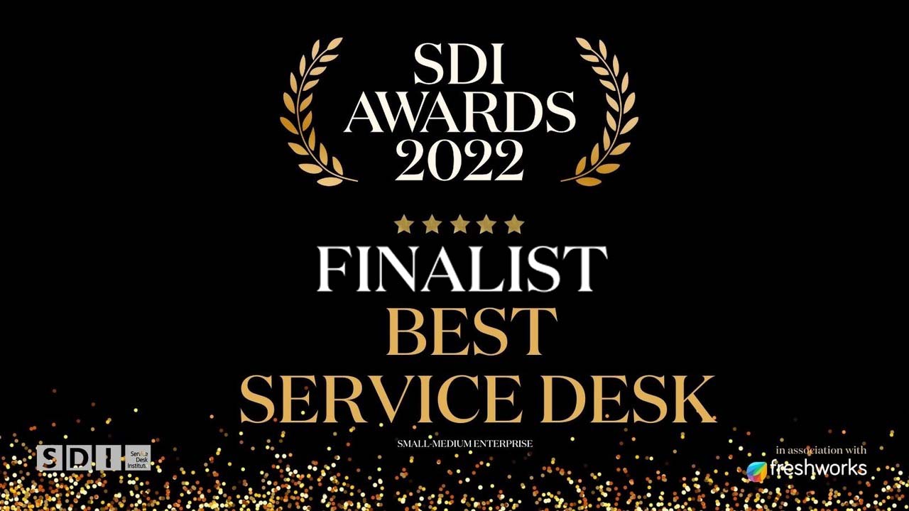 Service Desk Awards Finalist